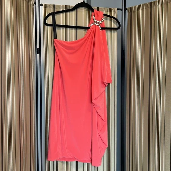 One shoulder jersey dress - Picture 3 of 13